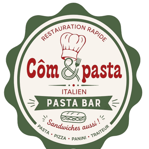 Logo Côm&pasta, pasta bar italien à Mouscron